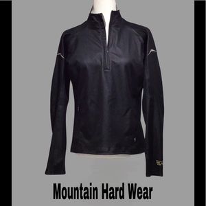 Mountain Hard Wear Black and Gray Running Jogging Jacket Size Medium